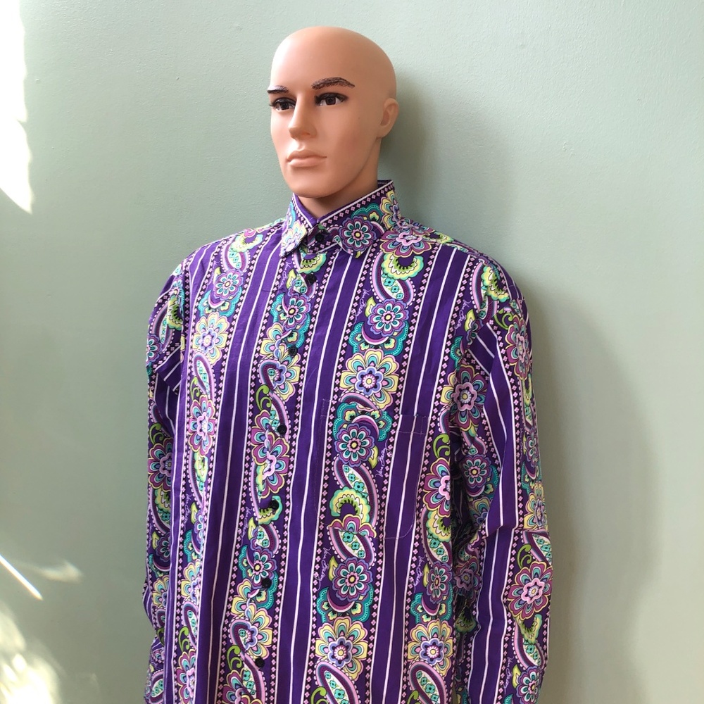 Christian Dior x Vera Bradley Men's Button Up COA - Picture 4 of 10